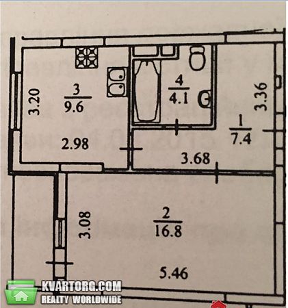 Sell 1-room apartment. Киев,  Ломоносова — photo 7