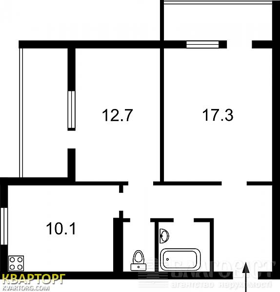 Sell 2-room apartment. Киев, Богатырская — photo 8