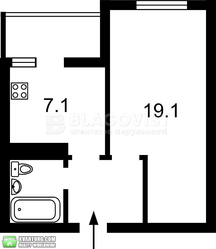 Sell 1-room apartment. Киев, максимовича михайла — photo 5