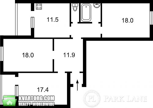 Sell 3-room apartment. Киев, Урловская — photo 5