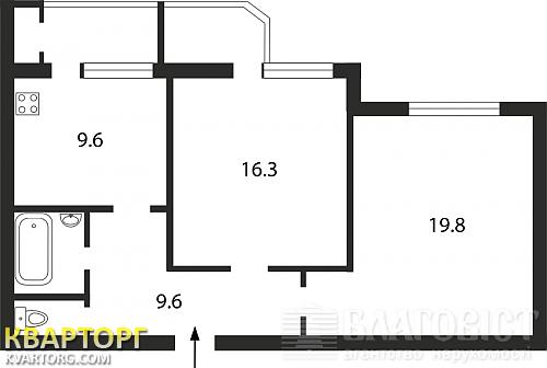 Sell 2-room apartment. Киев, Ахматовой — photo 2