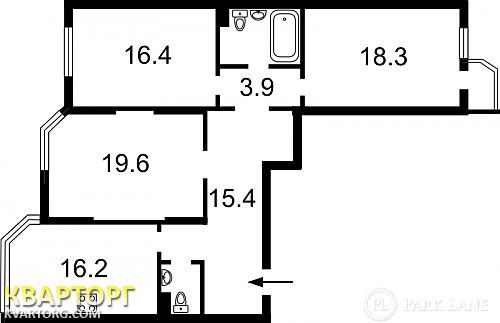 Sell 3-room apartment. Киев,  Вильямса — photo 3