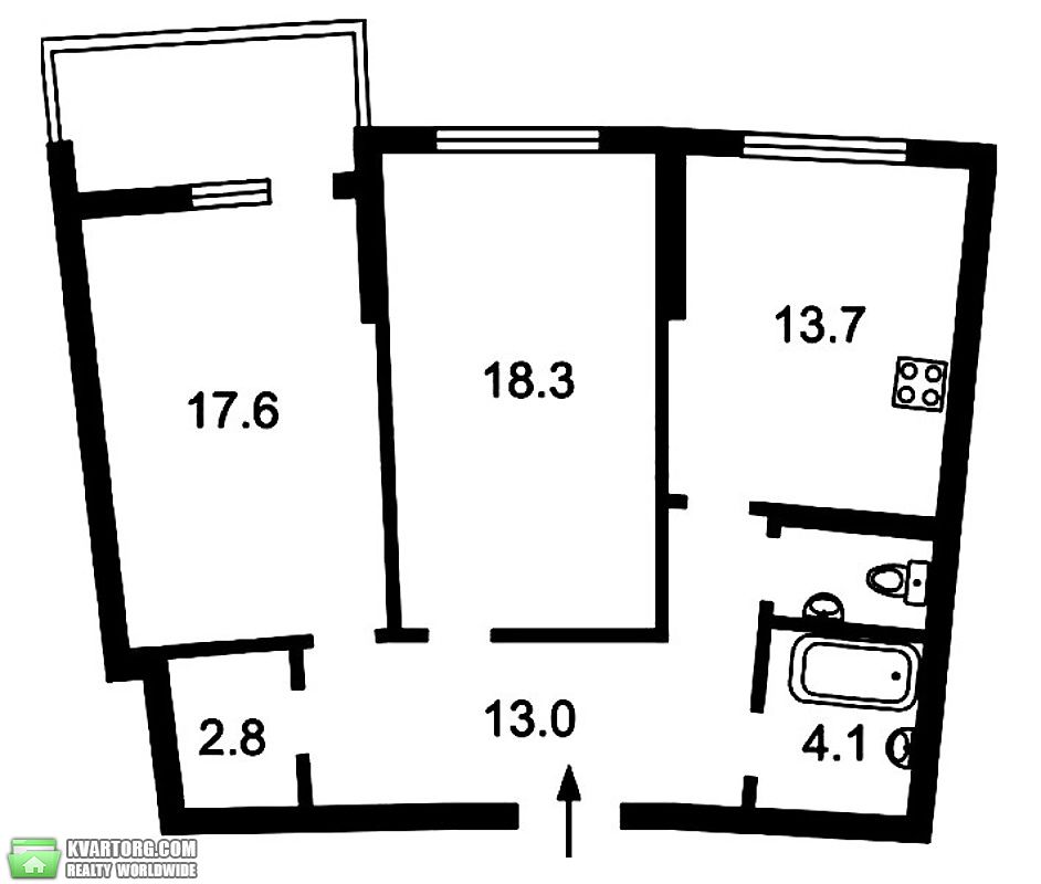 Sell 2-room apartment. Киев, Анри Барбюса — photo 10