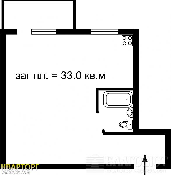 Sell 1-room apartment. Киев, Кутузова — photo 10