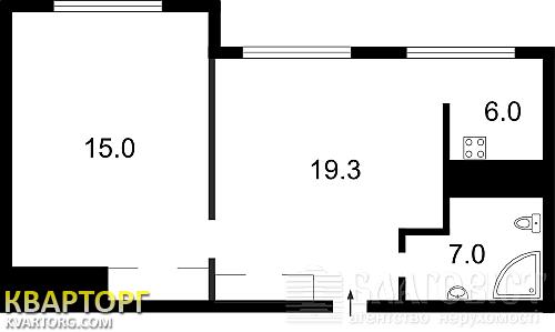 Sell 2-room apartment. Киев, Леси Украинки бул — photo 1