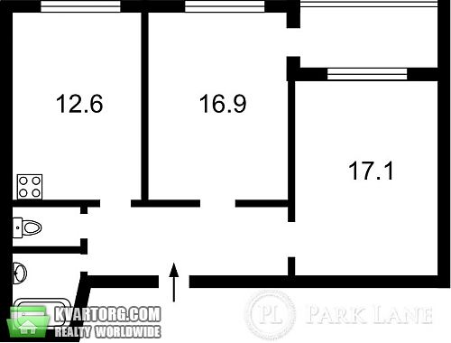 Sell 2-room apartment. Киев, Харьковское шоссе — photo 3