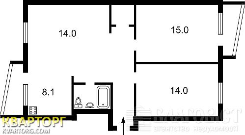 Sell 3-room apartment. Киев,  Волгоградская — photo 2