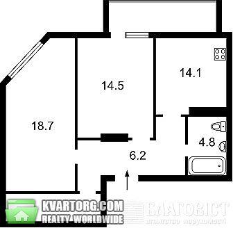 Sell 2-room apartment. Киев,  Смелянская — photo 3