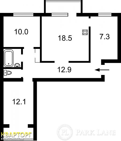 Sell 3-room apartment. Киев, Малышко — photo 2