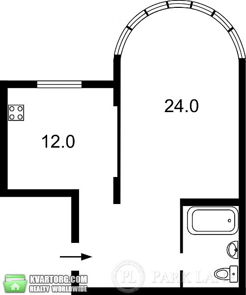 Sell 1-room apartment. Киев, Дмитриевская — photo 2