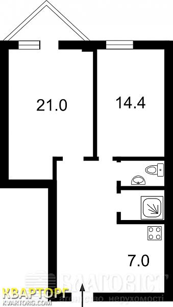 Sell 2-room apartment. Киев,  Саперно-Слободская — photo 10
