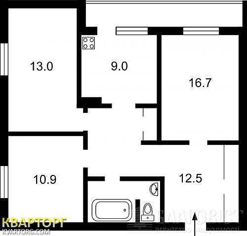 Sell 3-room apartment. Киев,  Тимошенко — photo 2