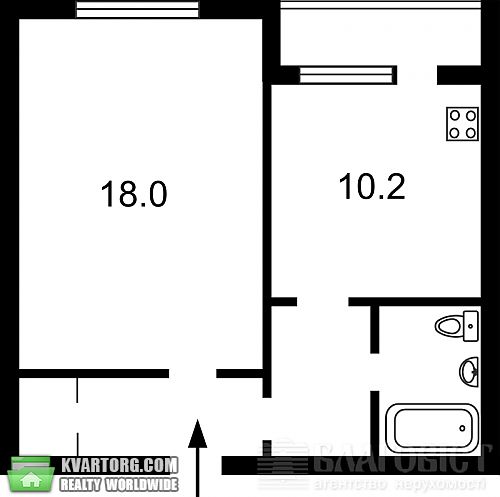 Sell 1-room apartment. Киев, Маяковского — photo 4