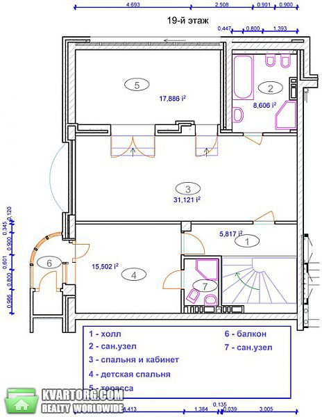 Sell 4-room apartment. Киев, Лабораторный пер — photo 3