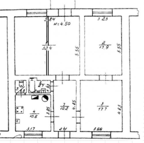 Rent out 4-room apartment. Одесса, Преображенская — photo 2
