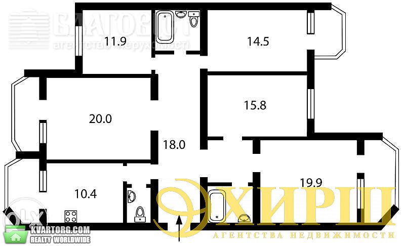 Sell 5-room apartment. Киев, Вильямса — photo 2