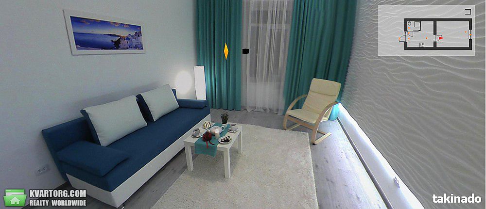 Rent out 1-room apartment. Одесса, Дерибасовская — photo 6