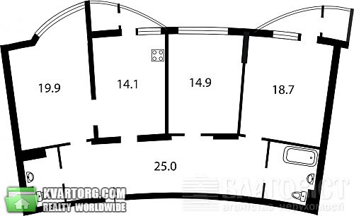 Sell 3-room apartment. Киев, Днепровская наб — photo 6
