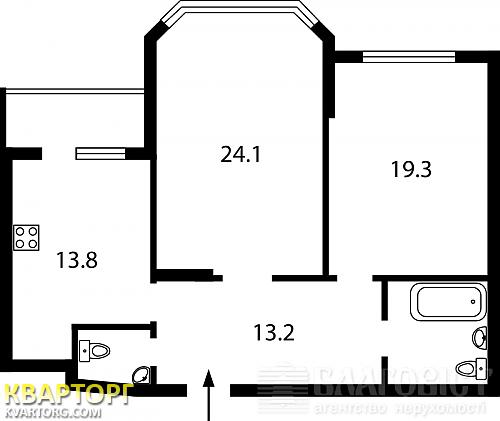 Sell 2-room apartment. Киев,  Чавдар — photo 5