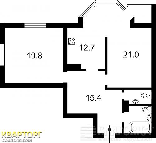 Sell 2-room apartment. Киев, Краковская — photo 2