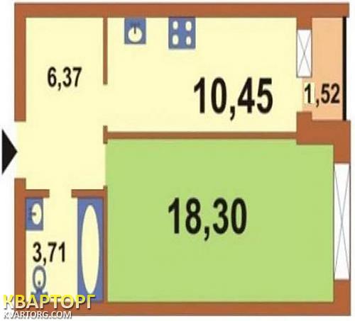 Sell 1-room apartment. Киев,  Ужвий — photo 4