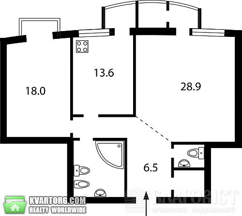 Sell 2-room apartment. Киев, Старонаводницкая — photo 1
