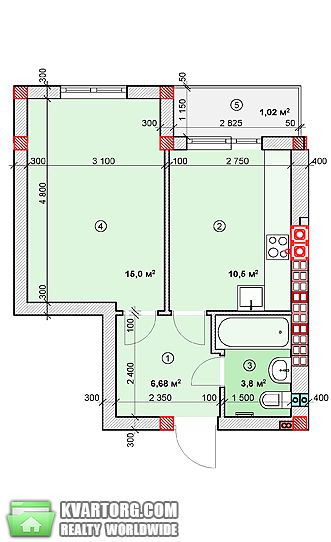Sell 1-room apartment. Киев, Киевская — photo 1