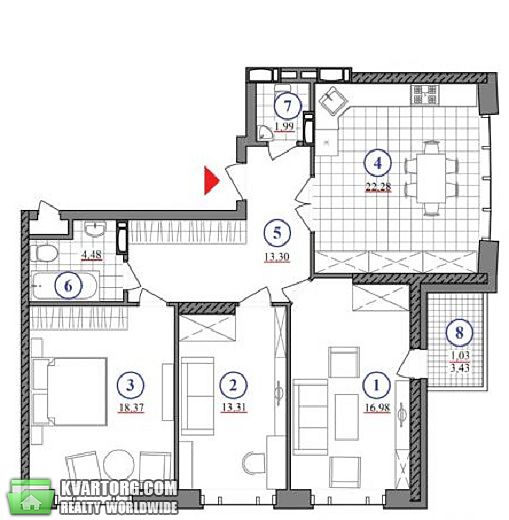 Sell 3-room apartment. Киев,  Жмаченко — photo 2