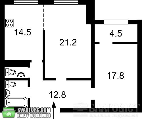 Sell 2-room apartment. Киев, Мельникова — photo 9