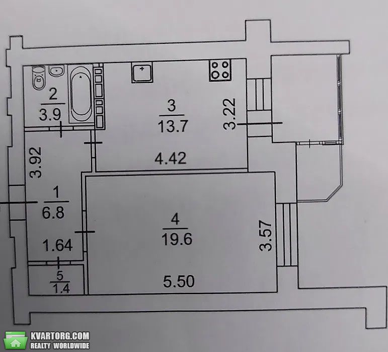 Sell 1-room apartment. Киев,  Харьковское шоссе — photo 9