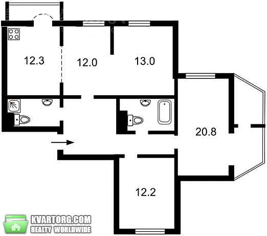 Sell 3-room apartment. Киев,  Харьковское шоссе — photo 6