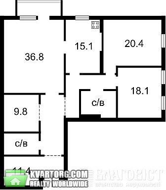 Sell 3-room apartment. Киев,  Гончара Олеся — photo 2