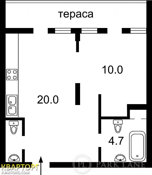 продам 1-комнатную квартиру. Киев,   Вильямса - фото 2