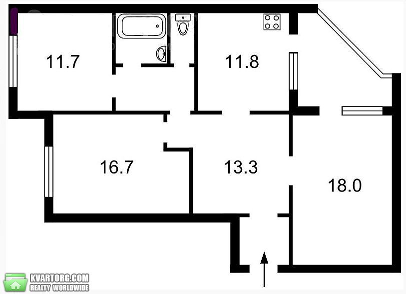 Sell 3-room apartment. Киев,  Григоренко пр — photo 5