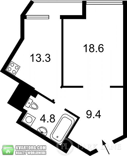 Sell 1-room apartment. Киев, Бажана — photo 3