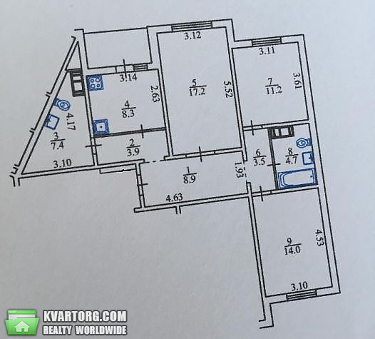 Sell 3-room apartment. Киев,  Межевая — photo 3
