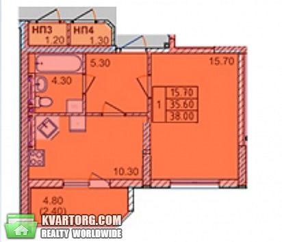 Sell 1-room apartment. Одесса, Левитана — photo 2