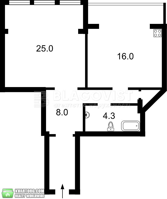 Rent out 2-room apartment. Киев,  Народного ополчения — photo 7