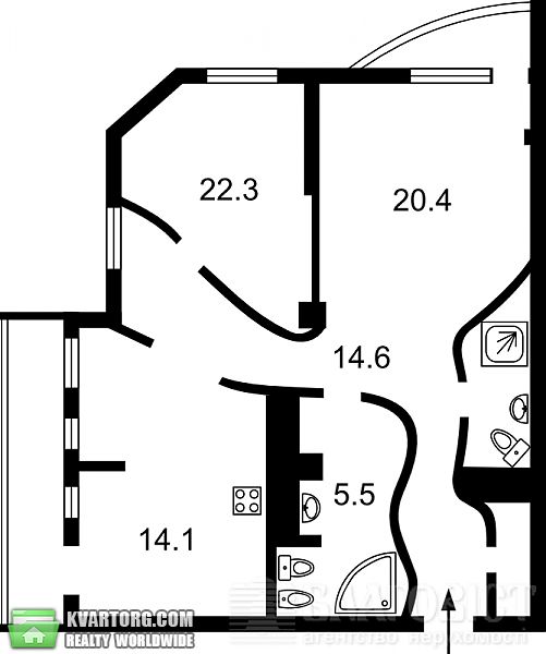 Sell 2-room apartment. Киев, Палладина пр — photo 9