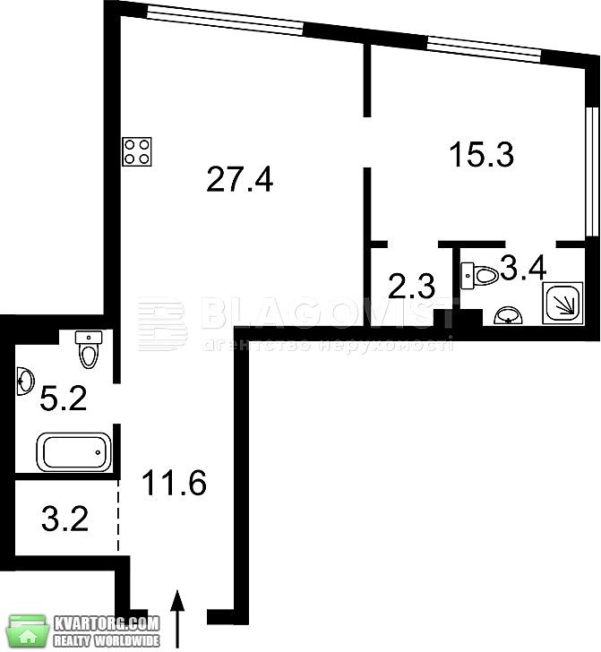 Sell 1-room apartment. Киев, Деміївська — photo 2