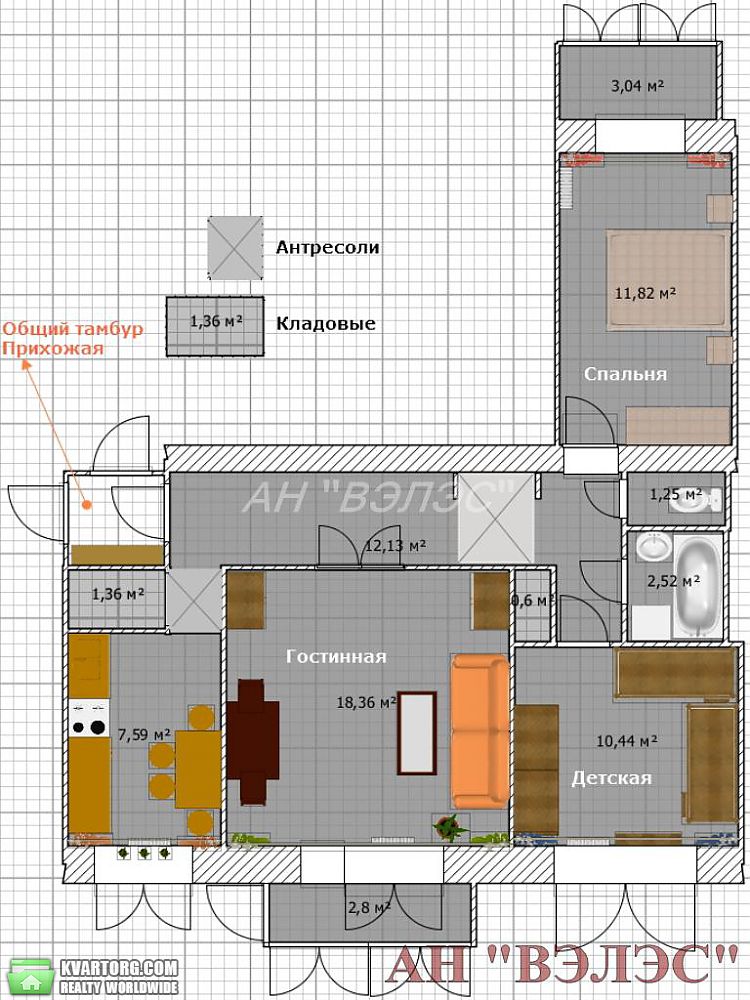 Sell 3-room apartment. Киев, малышко — photo 7