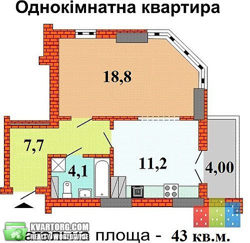 Sell 1-room apartment. Киев,  Феодосийская — photo 9