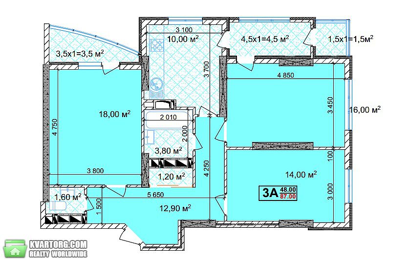Sell 3-room apartment. Киев, Машиностроительный пер — photo 2