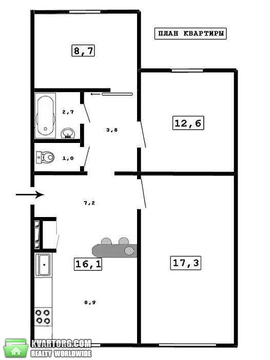 Sell 3-room apartment. Киев, Харченка — photo 8