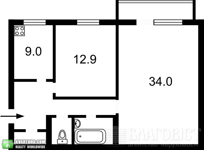Rent out 2-room apartment. Киев,  Антоновича — photo 4