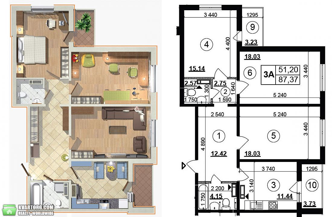 Sell 3-room apartment. Киев, Чавдар — photo 7