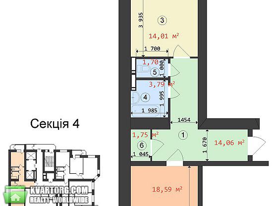Sell 1-room apartment. Киев,  Комбинатная — photo 9