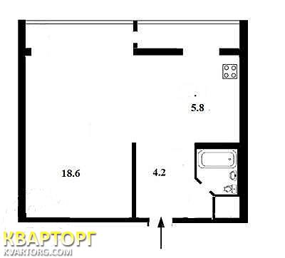 Sell 1-room apartment. Киев,  Малиновского — photo 2