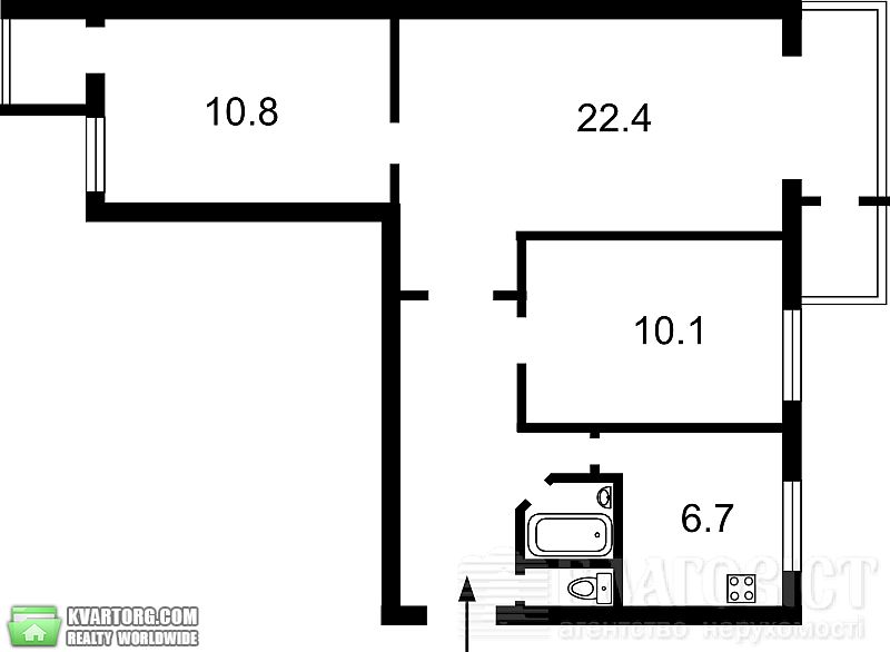 Sell 3-room apartment. Киев,  Леси Украинки бул — photo 9