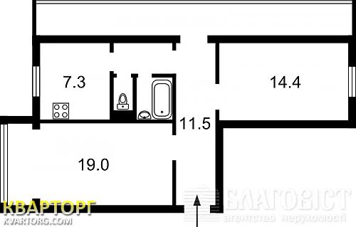 Sell 2-room apartment. Киев, Волгоградская — photo 2